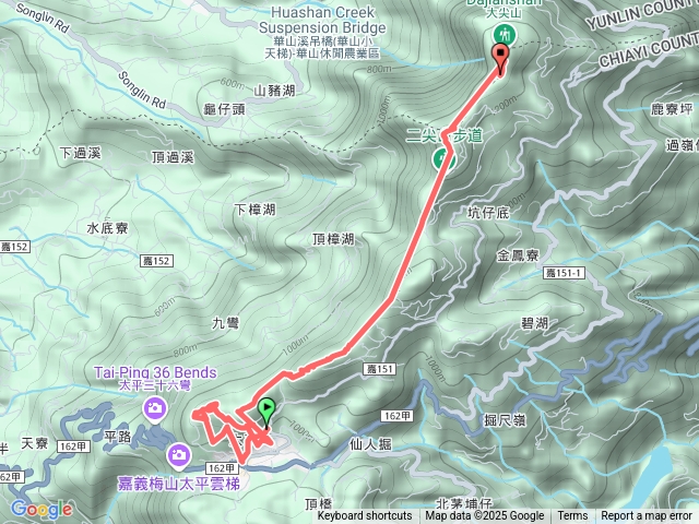 114大年初五雲嘉六連峰