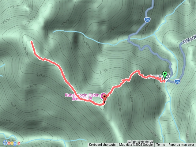 庫哈諾辛山登山步道預覽圖