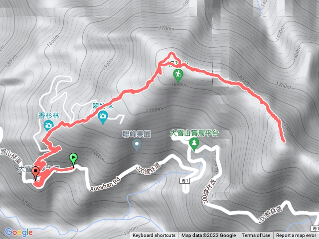 鳶嘴西稜（長壽山，醜棟山）