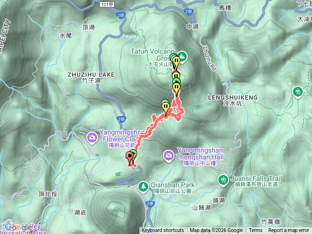 陽明山主峰苗圃登山口預覽圖