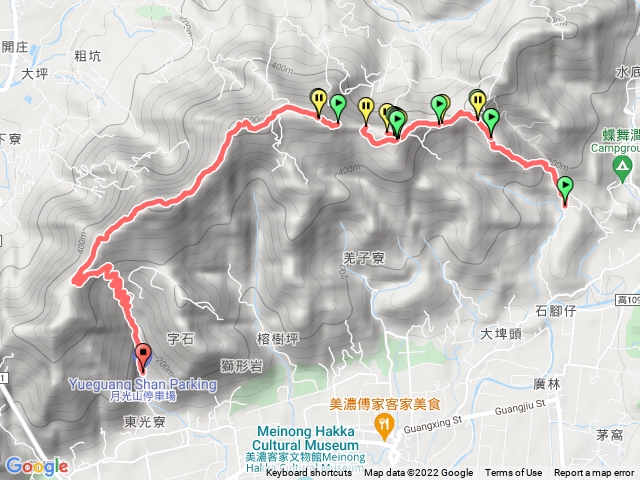 茶青角山走月光山(月茶縱走、茶月縱走)