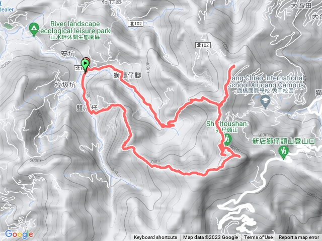 鹿母潭山、獅仔頭山、粽串尖O型