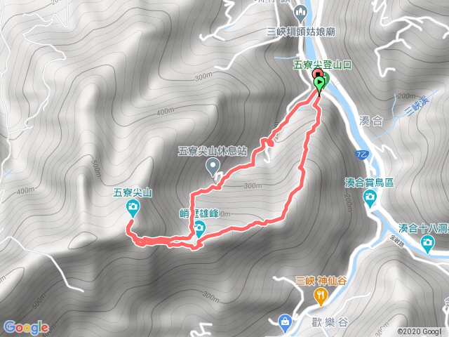 三峽五寮尖山峭壁雄風溪溝回