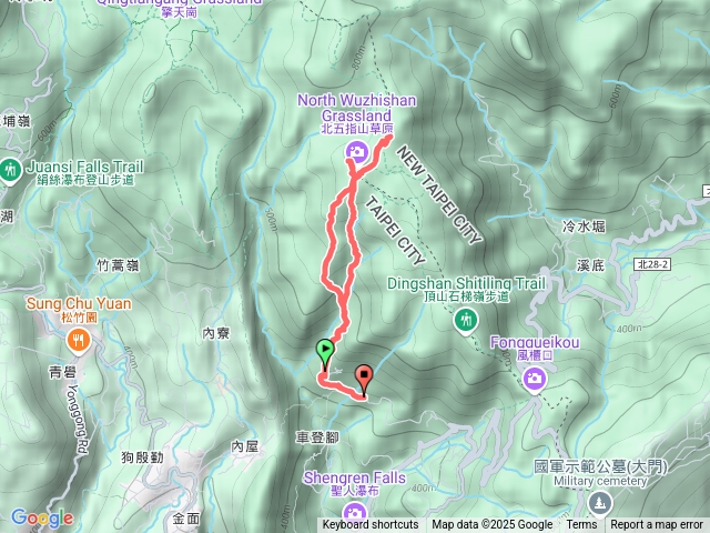 北五指山-杏林山（荷蘭古道）