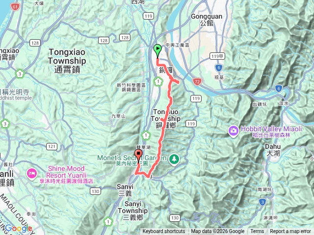三員縱走逆行＋客家大院＋三角山步道天后宮登山口預覽圖