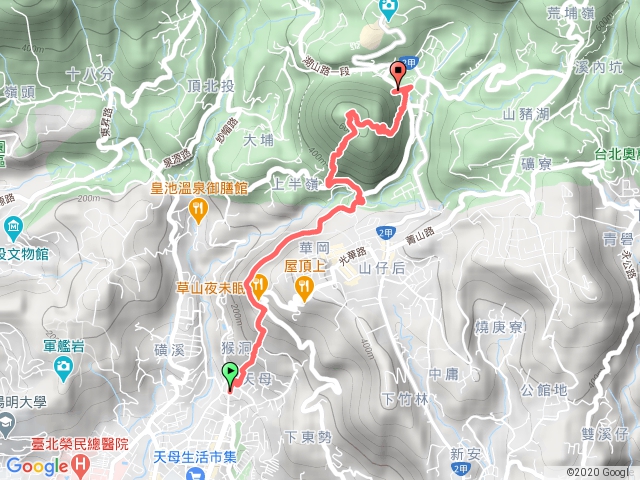 天母古道紗帽山