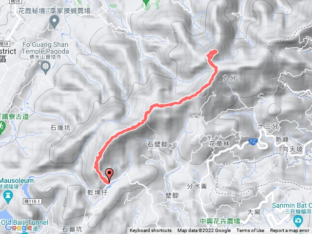 白石山金面山
