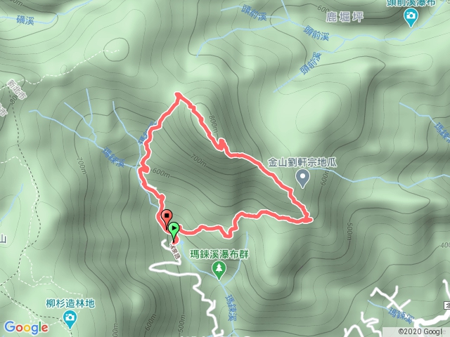 萬里林市古道~大尖山~瑞泉古道O繞