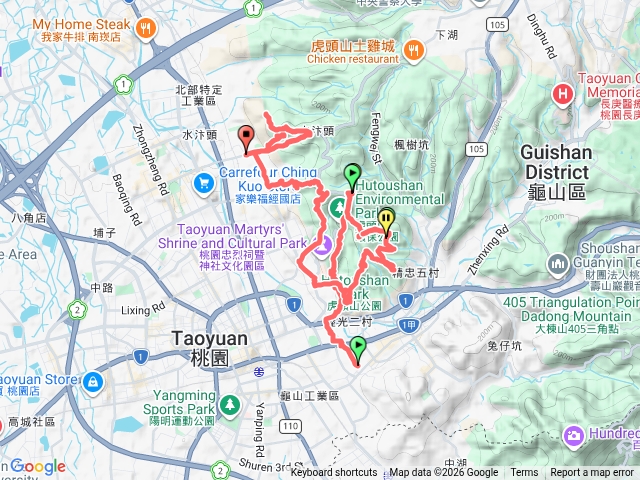 虎頭山13連峰縱走