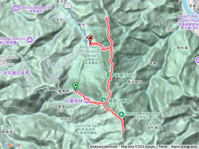 1150225嶺頭山～金柑樹山縱走鳳凰山