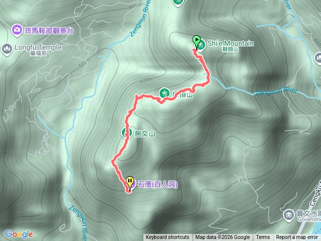 獅額山、坪頂山、劍文山、石厝-百人洞預覽圖