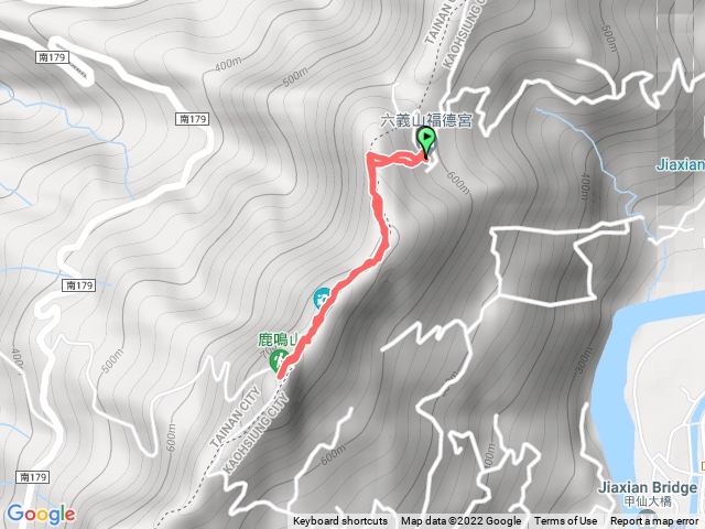 甲仙六義山(四德登山口進出)