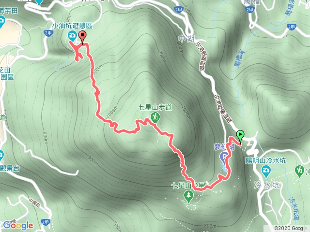 七星夢幻湖東西峰蹤走
