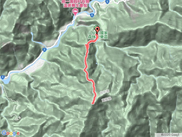 八仙山、佳保台山，來回