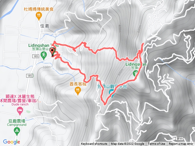 笠頂山環狀健行