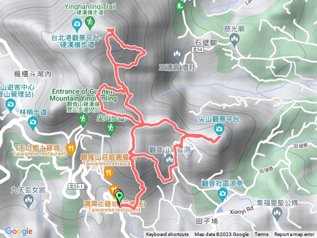觀音山、占山、駱駝嶺、潮音洞