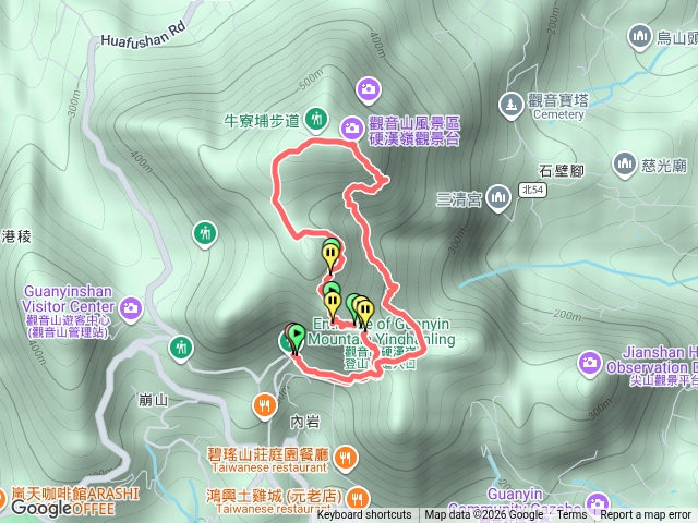凌雲禪寺、大崩壁、硬漢嶺、北橫古道預覽圖