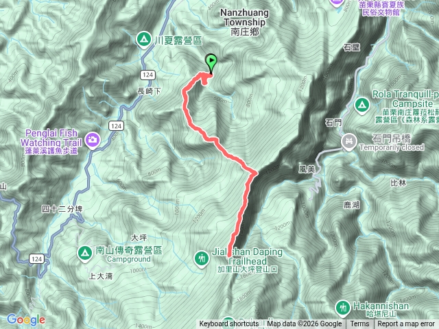 2026-0319_ 春谷養鱒場 小東河 上 加里山 (路線踏查)