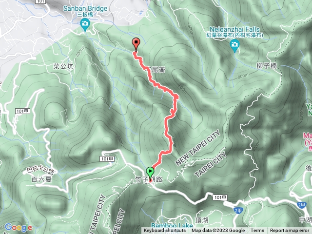 鞍部停車場 小觀音山 到大屯溪古道古厝20230913