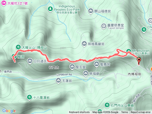 火焰山、大暖尖山、猴洞預覽圖