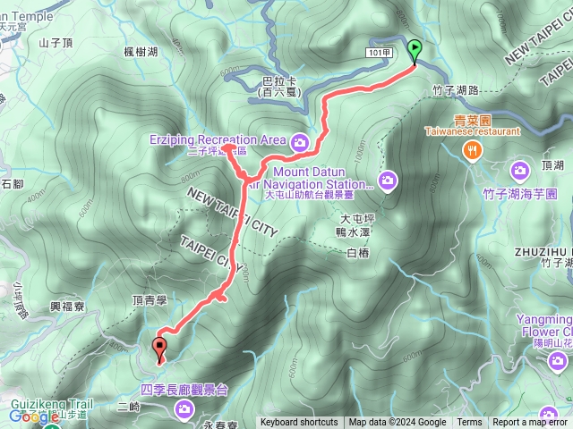 二子坪→幽谷瀑布→古厝群→清天宮預覽圖