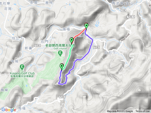 新竹關西鎮-赤柯山、東獅頭山O型（太元宮起登）