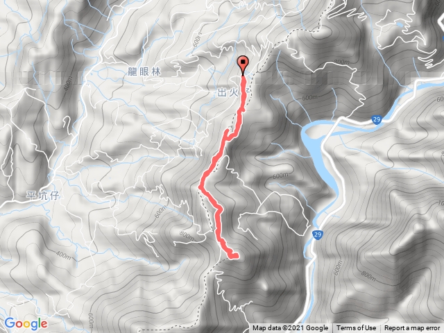 西阿里關山(小百岳#66)：南179-1 11.9終點標示牌來回