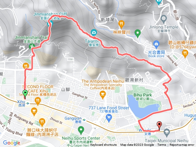 金面山/剪刀石/竹嵩山/新坡尾山/碧湖山