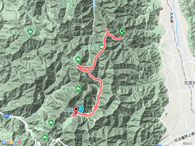 日本表銀座縱走-燕岳至槍岳