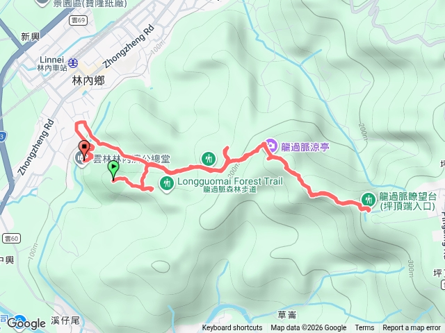 林內鄉龍過脈步道