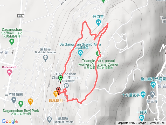 棠棠第一次挑戰大崗山成功