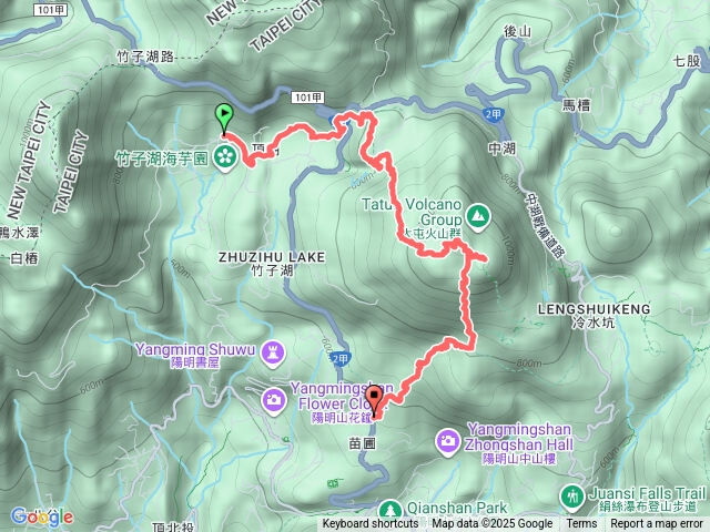 竹子湖-小油坑-七星山主東峰-苗圃預覽圖