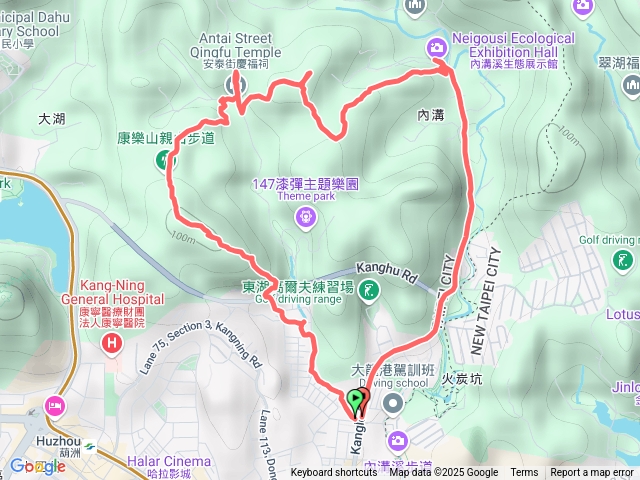 東湖 康樂山-明舉山-康樂街 O繞