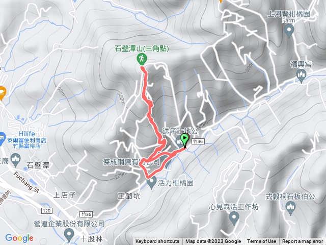 石壁潭山南稜新路線(竹36去回)