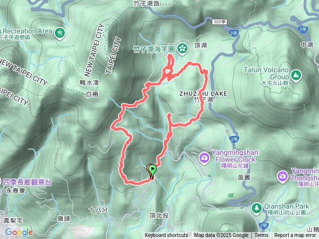 草山吊橋、水車寮步道、青楓步道、頂湖山預覽圖