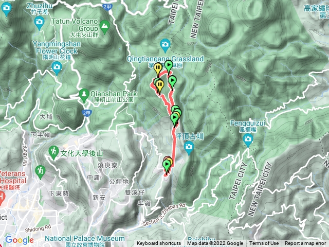 內寮古道上竹篙山0形