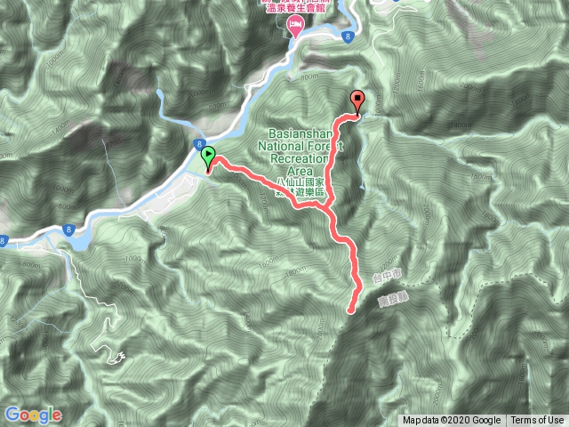 八仙山步道-松鶴上園區下