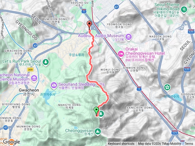 首爾安慶台梅峰玉女峰良才好市多