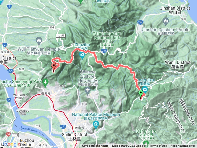 20220410_陽明山東西大縱走