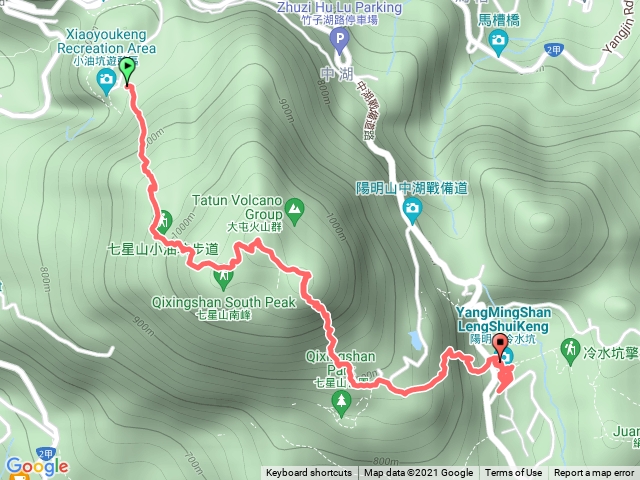 七星主峰與東峰