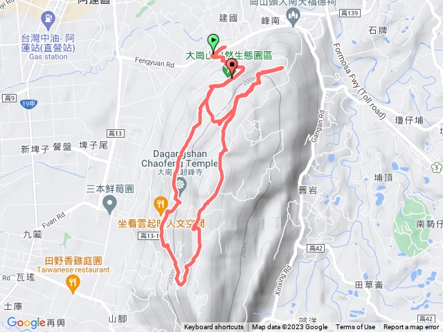 大崗山龍盤峽谷