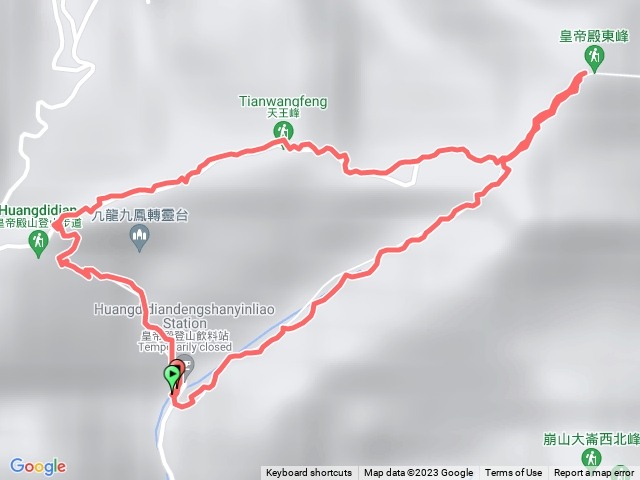 皇帝殿東峰-天王峰-天王廟