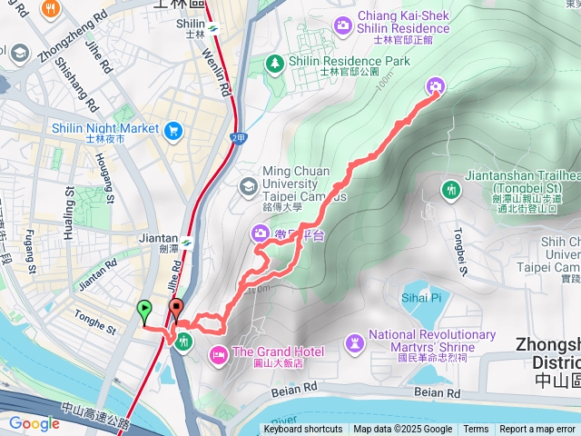山頂鳥「百山百鳥尋旅」活動劍潭山親山步道202508071304