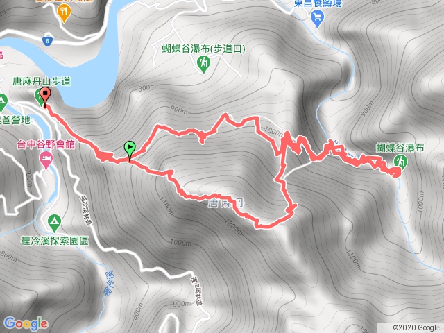 唐麻丹山 蝴蝶谷 裡冷起登標準O型