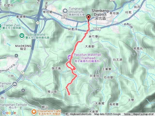 炮子崙瀑布.茶山古道