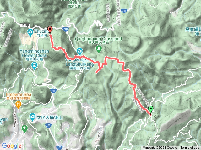 陽明山東段縱走