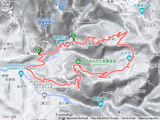 塘湖古道上塘湖山166縣道回阿拔泉真武廟