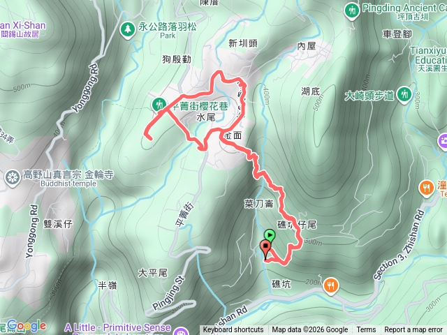 平溪步道 鵝尾山 平菁街櫻花🌸預覽圖