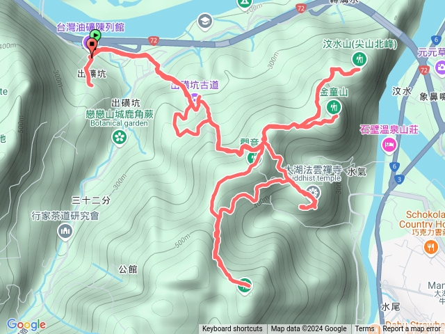 金童玉女4連峰，出礦坑山>汶水山>金童山>玉女山>連走 ##台灣油礦陳列館起完登 _出雲古道 _樟之細路預覽圖