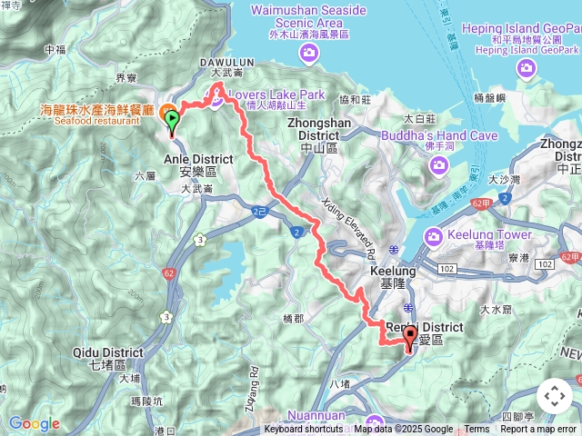 大武崙到三坑車站